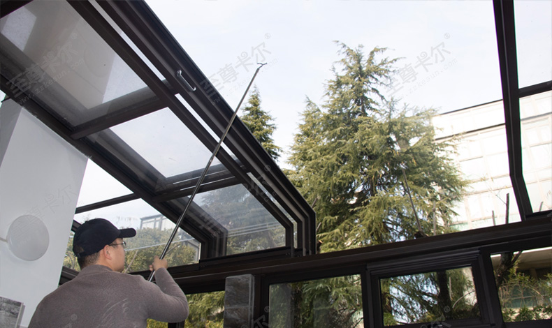 阳光房装修篇——阳光房天窗如何设计？阳光房开天窗的作用|至尊卡尔阳光房
